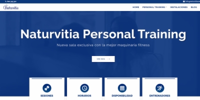 Nueva web de Naturvitia Personal Training